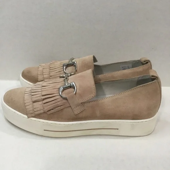 Louisa Suede Loafers/Flats  With Silver Buckle - Picture 2 of 12